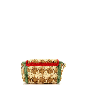 EC Marmont Flap Bag Raffia Small