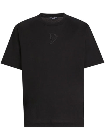 Dolce & Gabbana Men Short Sleeve Crew-Neck T-Shirt