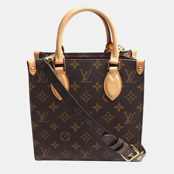Brown Canvas  Sac Plat Tote