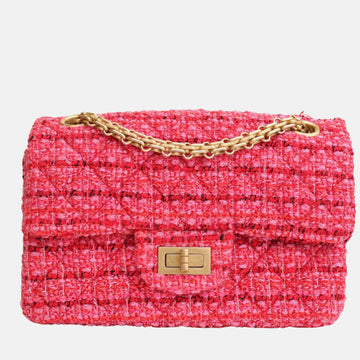 Pink Tweed  Reissue 2.55 Shoulder Bags