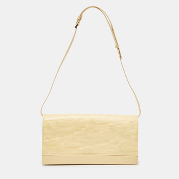 Vanilla Epi Leather Honfleur Clutch Bag