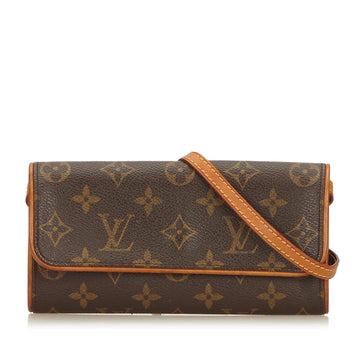 Louis Vuitto Pochette Twin PM Monogram Canvas Bag