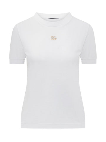 Dolce & Gabbana Women T-Shirt With Dg Logo