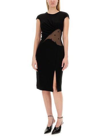 Givenchy Women 4G Crepe And Tulle Dress