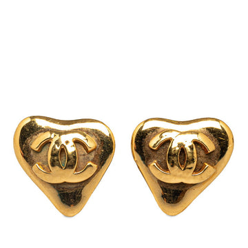 CHANEL COCOMARK HEART EARLING GOLD MECKING LADY CHANEL
