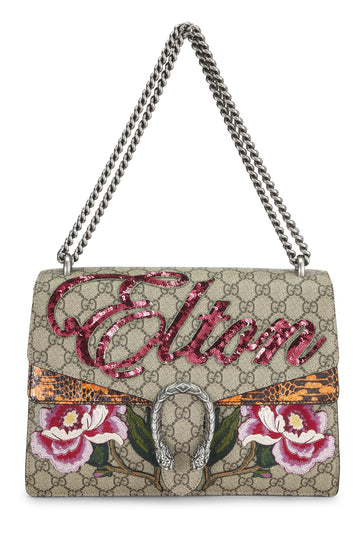 Gucci, Multicolor Embroidered Elton Dionysus Medium, Multi