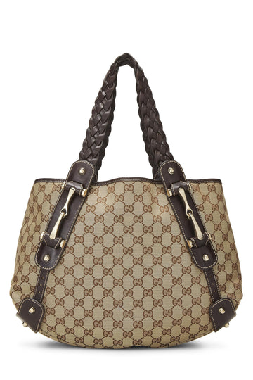 Gucci, Original CS Canvas Pelham Tote, Brown