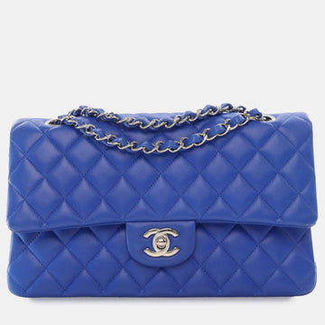 Medium Classic Lambskin Double Flap