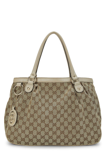 Gucci, Original CS Canvas Sukey Large, Cream