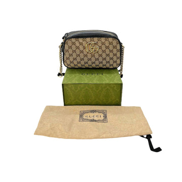 Gucci EC Canvas Small Marmont Matelasse Camera Bag