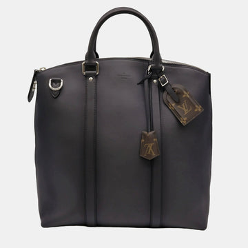 Black Leather Ombre Lockit Tote Bag