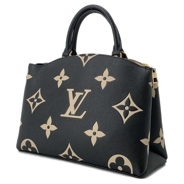 LOUIS VUITTON Petit Palais Black/Beige M58913 Bicolor Monogram Empreinte Leather Size PM