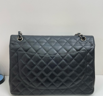Chanel Classic Flap CF Maxi Bag Black 010152100015