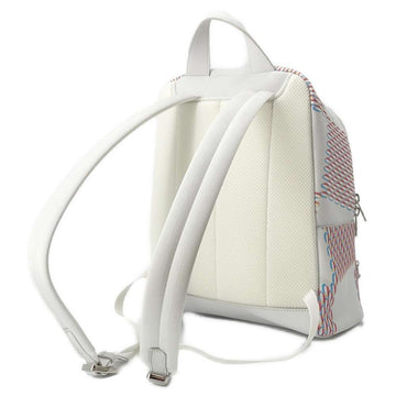 LOUIS VUITTON Racer Backpack White M20664 Damier Spray