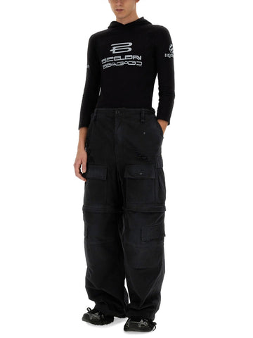 Balenciaga Men Hooded T-Shirt