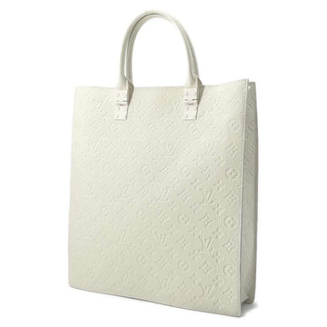 LOUIS VUITTON Sac Plat Virgil Abloh White M53265 Taurillon Leather Monogram?Pattern