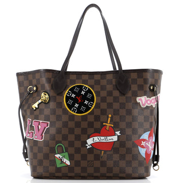 Neverfull NM Tote Limited Edition Patches Damier MM