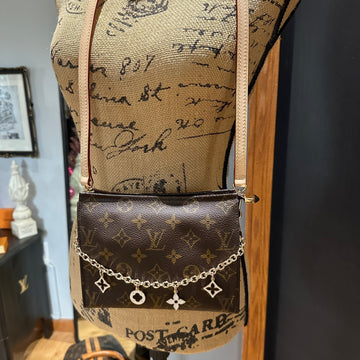The Cygnet Crossbody -CS Monogram in Vachetta