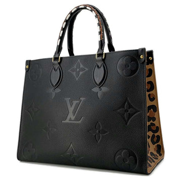 LOUIS VUITTON Onthego Noir M58522 Monogram Empreinte Leather Wild at Heart Size MM