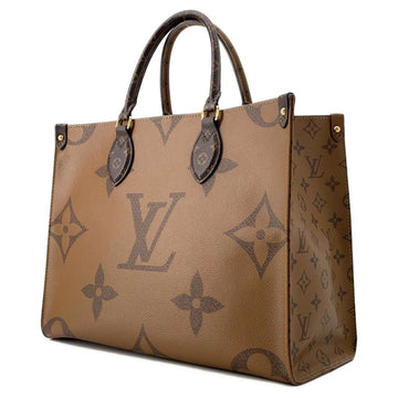 LOUIS VUITTON Onthego Red M45321 Monogram Monogram Reverse Canvas Monogram Giant Size MM