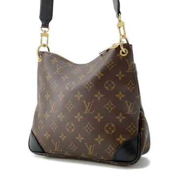 LOUIS VUITTON Odeon NM Noir M45353 Monogram Size PM