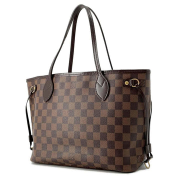 LOUIS VUITTON Neverfull Red N41359 Damier Ebene Canvas Size PM