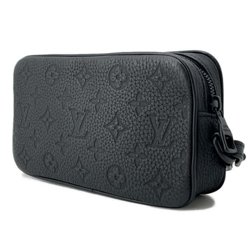 LOUIS VUITTON Pochette Volga Noir M55703 Monogram Empreinte Leather
