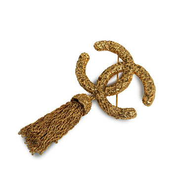 CHANEL COCOMARK TASSEL BROTHER GOLD MECKING LADY CHANEL CHANEL COCOMARK TASSEL BROTHER GOLD MECKING LADY CHANEL