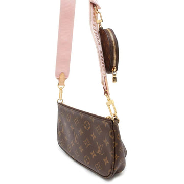 LOUIS VUITTON Multi Pochette Accessoires Rose claire M44840 Monogram