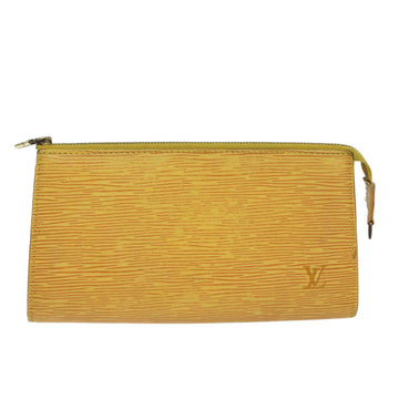 Louis Vuitton Pochette Accessoire  Leather Clutch Bag