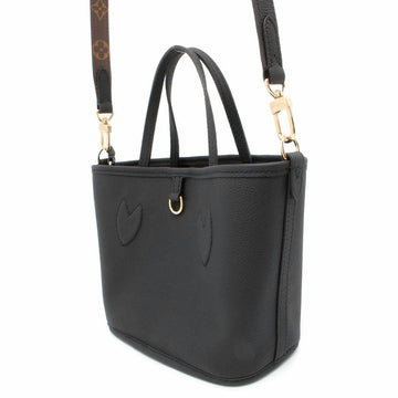 LOUIS VUITTON Neverfull?Inside Out Black M12099 Monogram Grain Leather Size BB