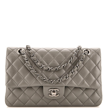 CHANEL Classic Double Flap Bag Quilted Lambskin Medium