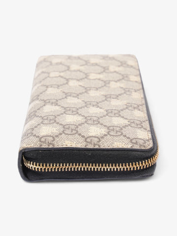 Gucci EC Supreme Zip Around Wallet Supreme / Gold Coated Canvas