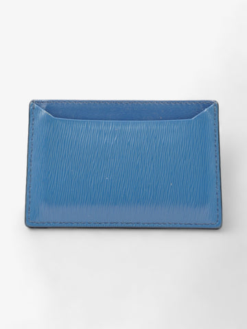 Prada Card Case Blue Epi Leather