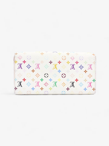 Louis Vuitton Sarah Wallet White / Multicolour Coated Canvas