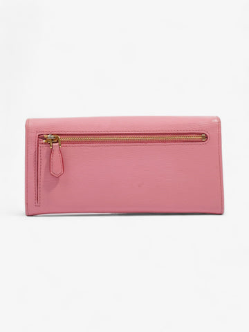 Prada Long Wallet Pink Leather