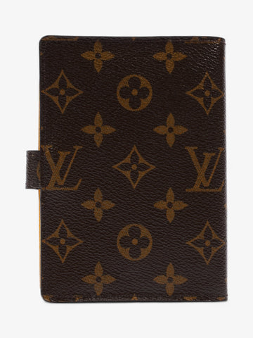 Louis Vuitton Animation Groom Agenda Monogram / Yellow / White Coated Canvas
