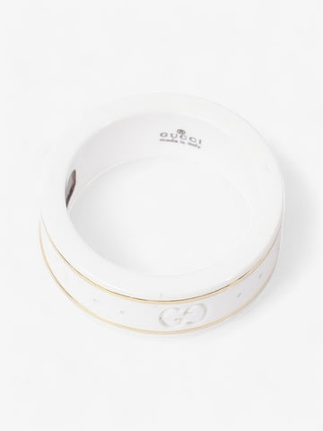 Gucci Icon Ring White / Gold 9