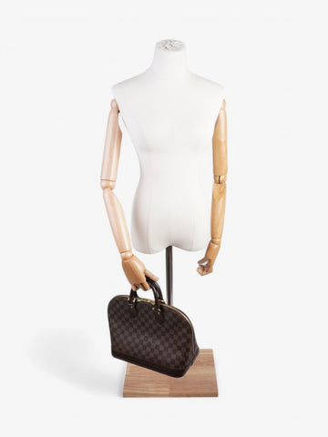 Louis Vuitton Alma Damier Ebene Coated Canvas PM