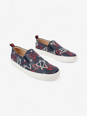 Gucci CS Star Sneakers Navy / Red / White Leather EU 38.5 UK 5.5
