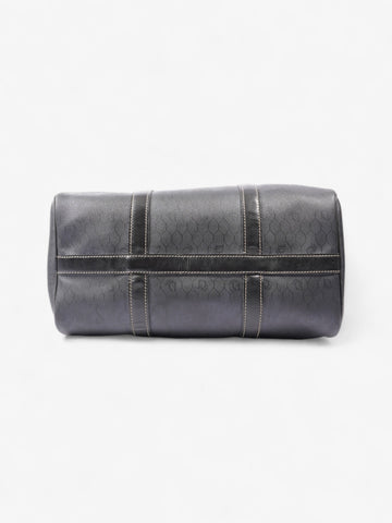 Christian Dior Mini Boston Honeycomb Black  Coated Canvas