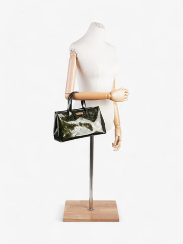 Louis Vuitton Wilshere Monogram Vernis / Dark Green Vernis Leather PM