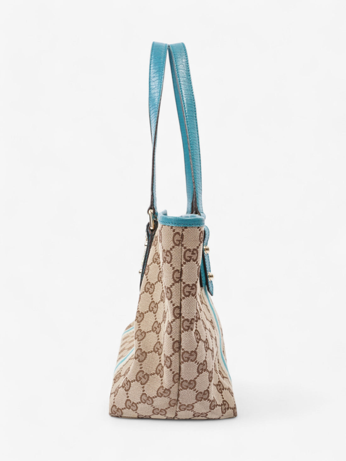 Gucci Jolicoeur Tote EC Supreme / Turquoise Canvas