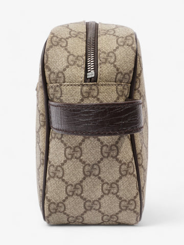 Gucci CS Toiletry Brown Coated Canvas