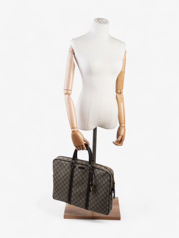 Gucci EC Business Bag EC Supreme / Brown Coated Canvas