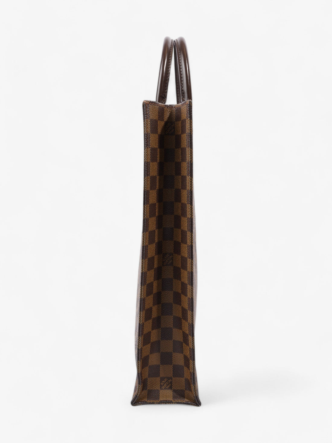 Louis Vuitton Sac Plat Tote Bag Damier Ebene Coated Canvas