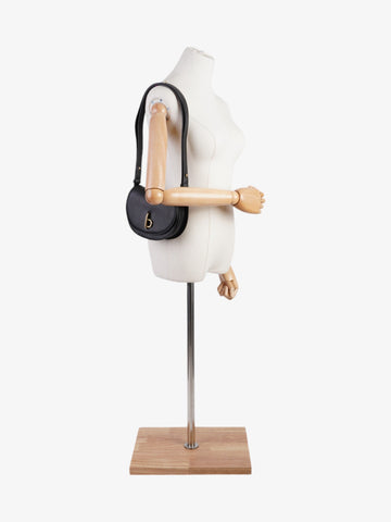 Burberry Rocking Horse Bag Black Leather Mini