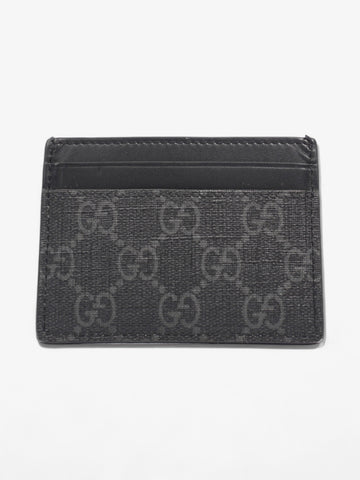 Gucci EC Snake Card Holder Black / Snake Canvas