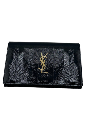 SAINT LAURENT - Monogramme Patent Chain Wallet Bag