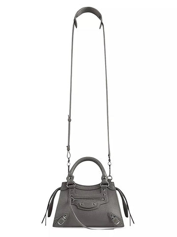 BALENCIAGA NEO CLASSIC MINI TOP-HANDLE LEATHER BAG